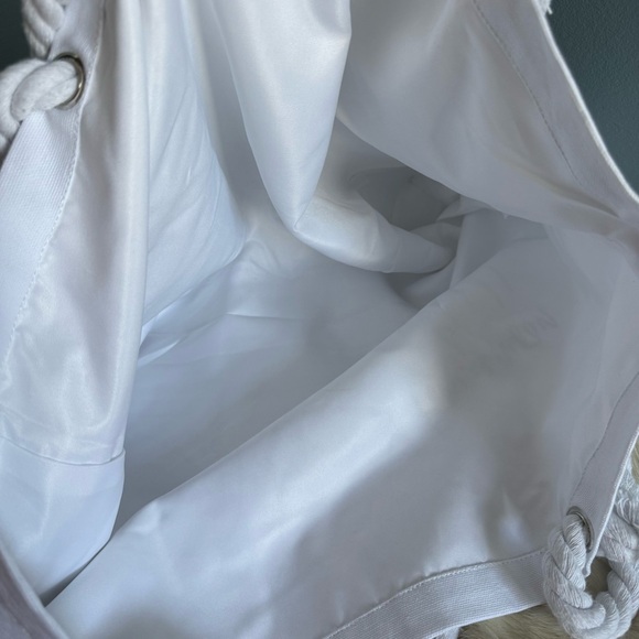 Miss to Mrs Honeymoon Vibes Canvas Rope Handle Tote Bag - Picture 5 of 8